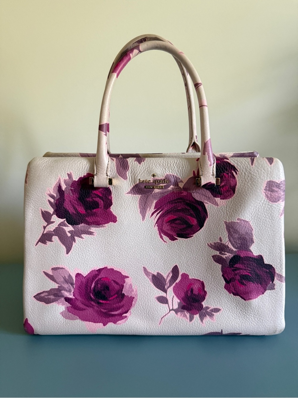 Kate Spade Emerson Place Roses Oliveria Handbag